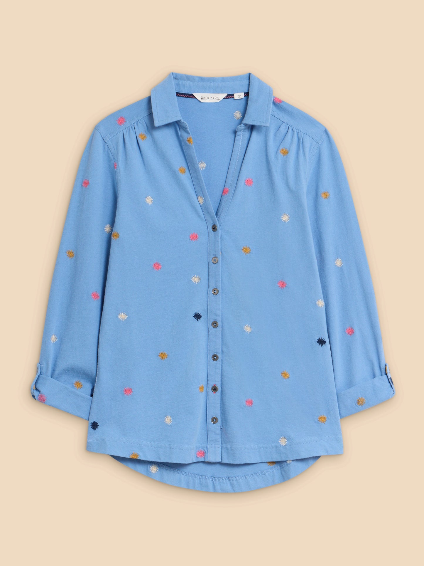 Annie Jersey Embroidered Shirt