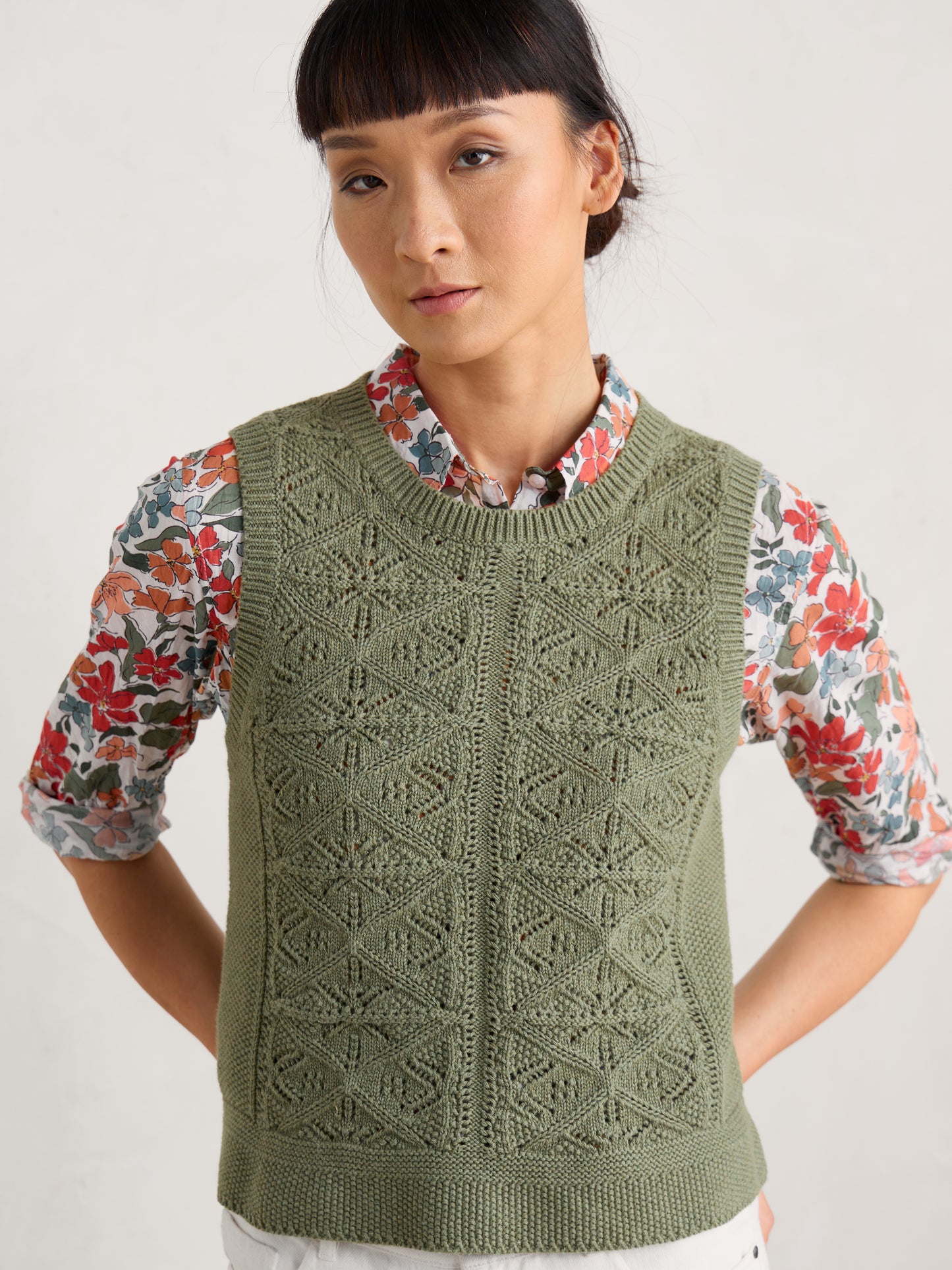 Doe Path Vest in Cypress