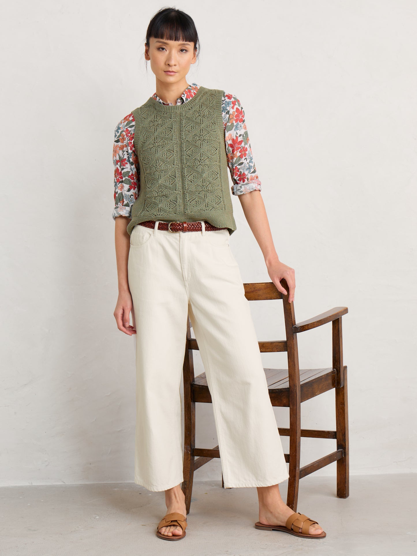 Doe Path Vest in Cypress