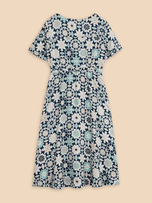 IVY LINEN MIDI DRESS