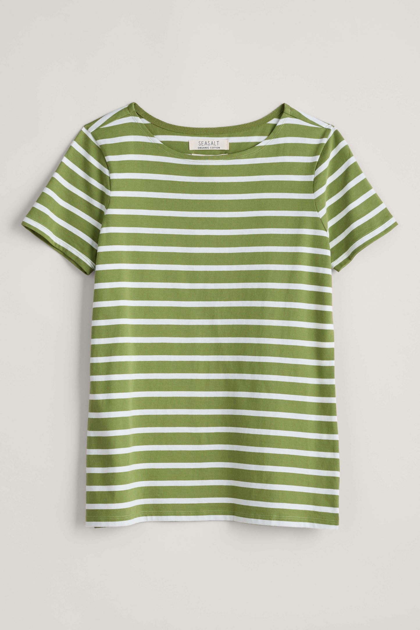 Sailor T-Shirt in Breton Dill Chalk